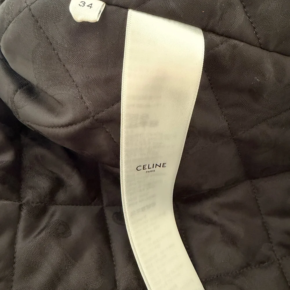 Celine Triomphe Jacket Tartan Wool - Picture 7 of 9